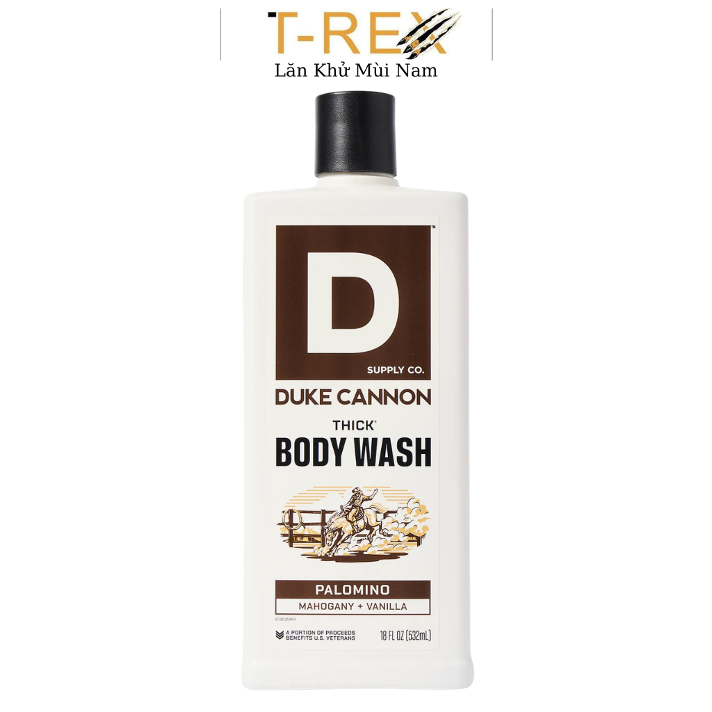 Sữa tắm khử mùi Duke Cannon Thick High-Viscosity Body Wash Palomino 517ML