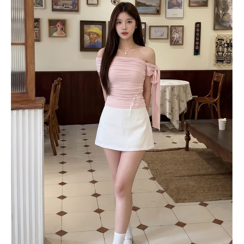 Chân váy chữ A dáng ngắn basic cạp cao hack dáng che khuyết điểm đi chơi đi cafe (kèm quà tặng) CV01 | BigBuy360 - bigbuy360.vn