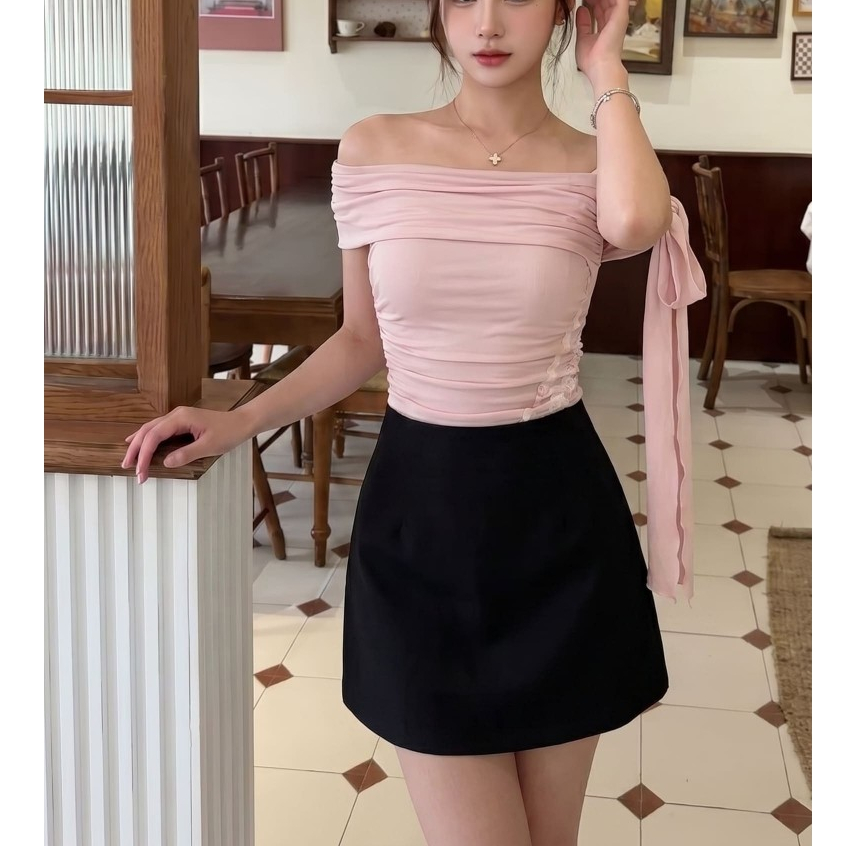 Chân váy chữ A dáng ngắn basic cạp cao hack dáng che khuyết điểm đi chơi đi cafe (kèm quà tặng) CV01 | BigBuy360 - bigbuy360.vn