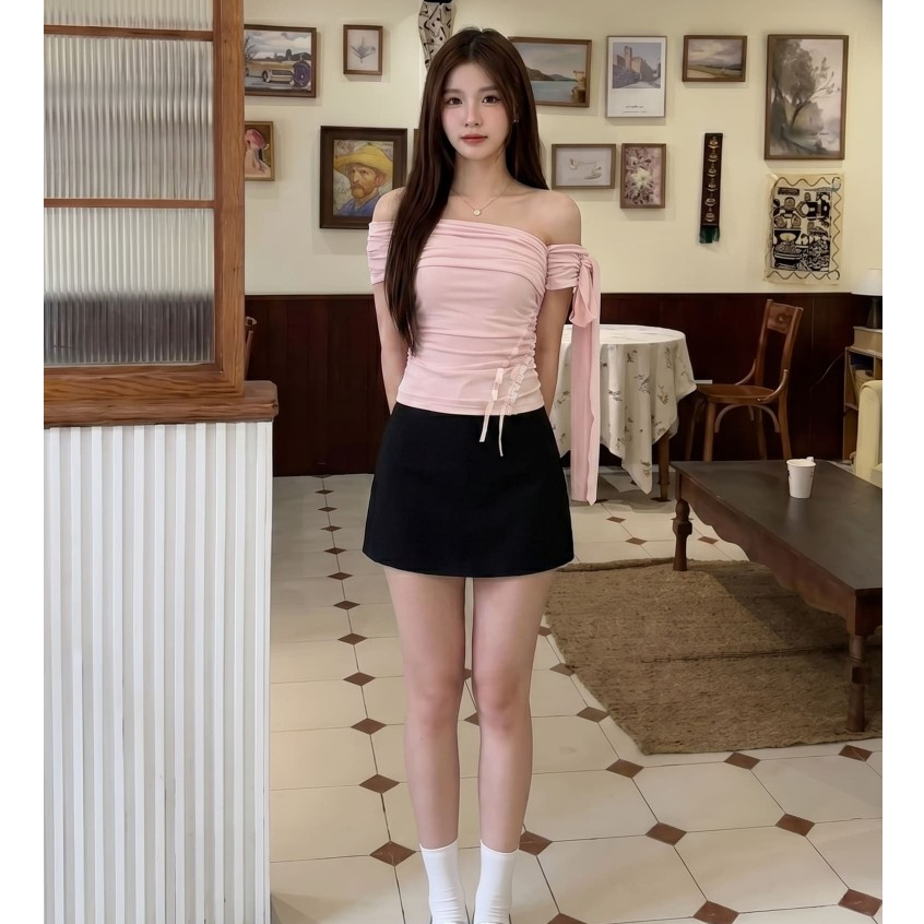 Chân váy chữ A dáng ngắn basic cạp cao hack dáng che khuyết điểm đi chơi đi cafe (kèm quà tặng) CV01 | BigBuy360 - bigbuy360.vn