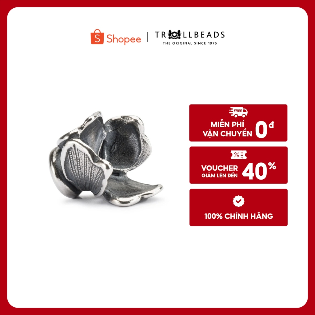 Trollbeads beads Bạc Delicate Flower Bead