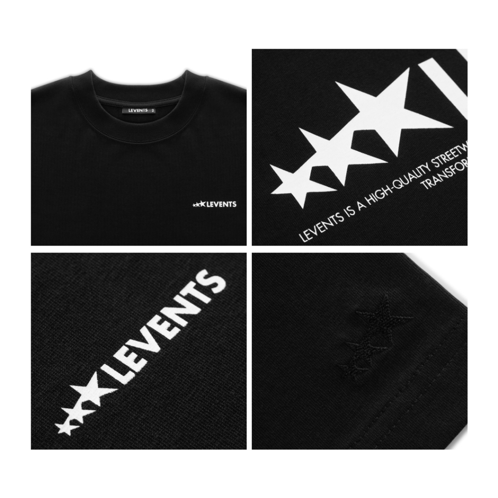 Áo Thun Levents XL Logo Oversized Tee 100% Cotton T-shirt | BigBuy360 - bigbuy360.vn
