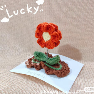 Kẹp tóc bằng len handmade