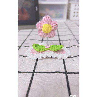 Kẹp tóc bằng len handmade