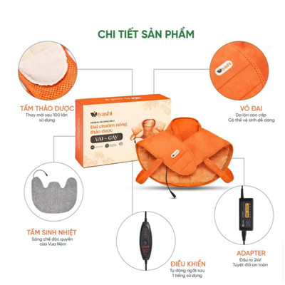Đai chườm thảo dược vai gáy Iyashi