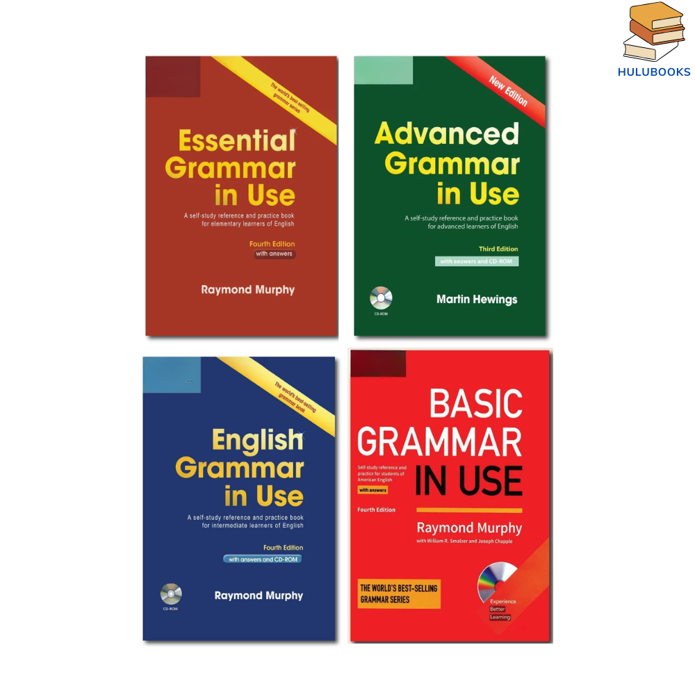 Sách - English Grammar in Use Advanced - English - Essential - Basic - Bản in lazer đẹp nét