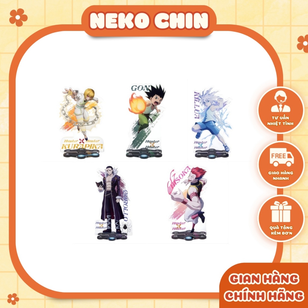 Standee Hunter x Hunter - Taichung Anime Festival -  Killua, Gon, Kurapika, Chrollo, Hisoka