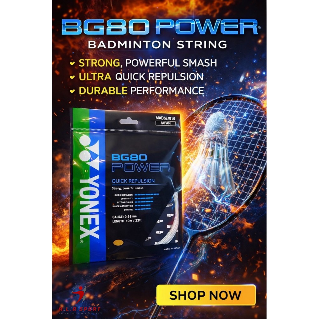 Cước đan vợt chính hãng, Cước Yonex BG80 Power