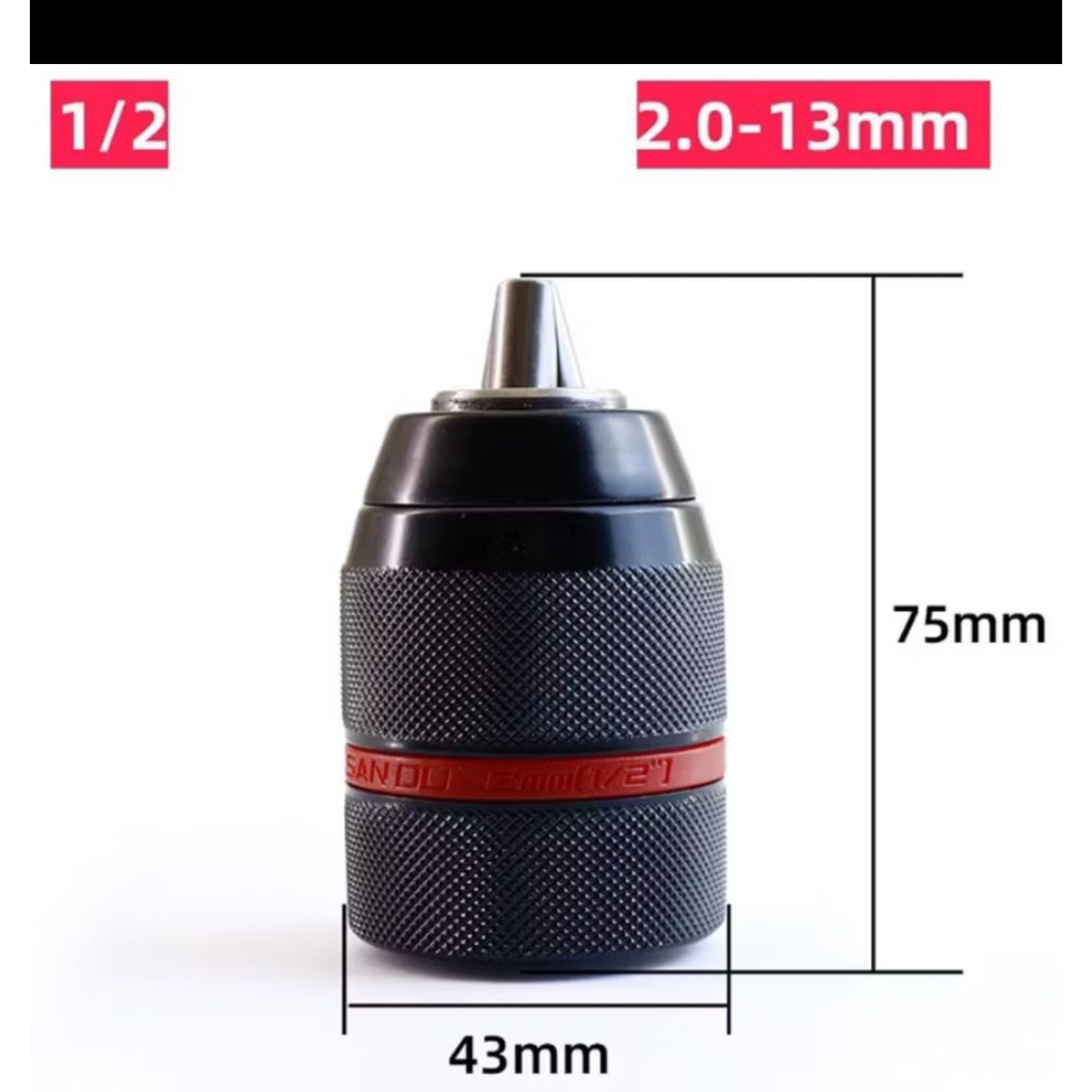 đầu khoan sắt auto lock 13mm