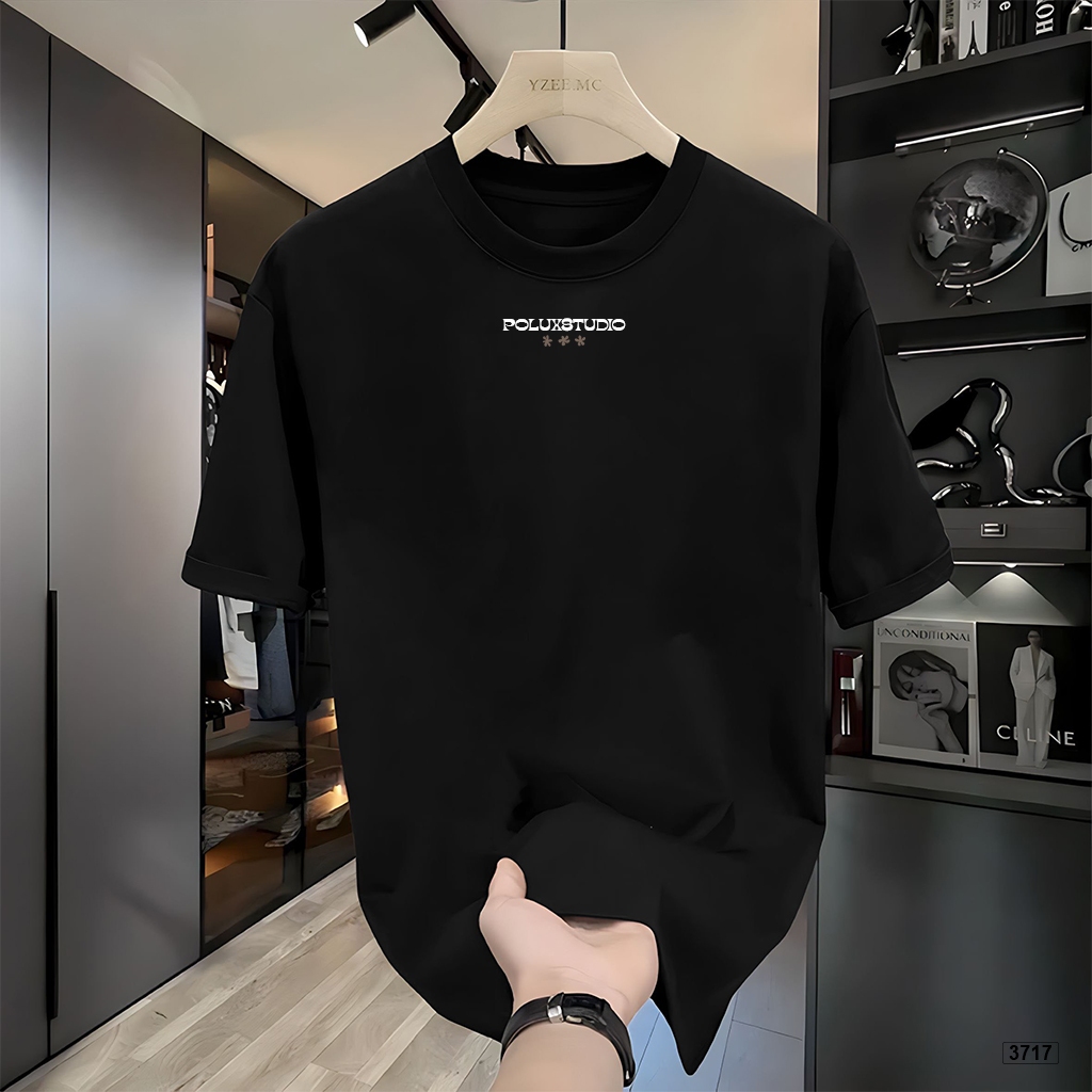 Áo thun nam form rộng streetwear style mùa hè Polux 3717