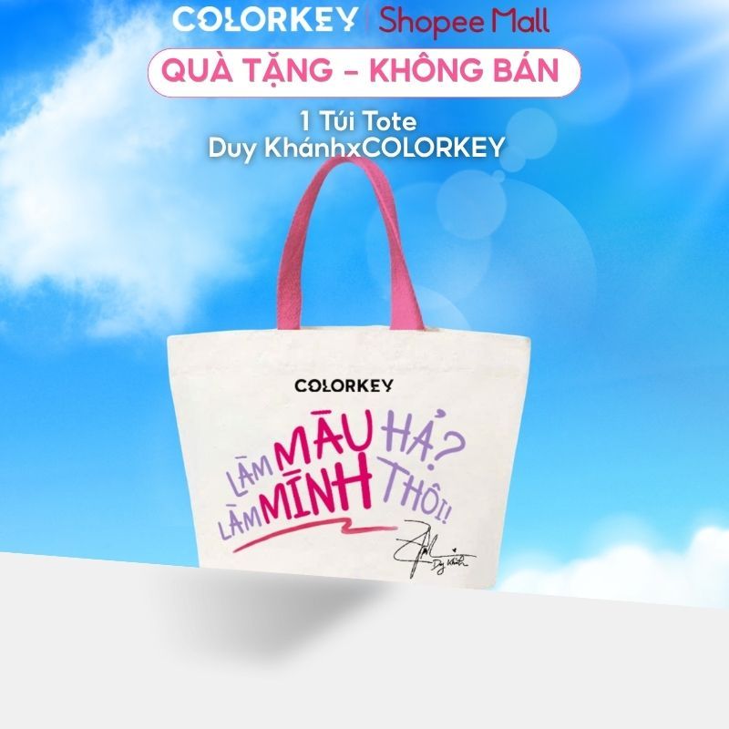 [QUÀ TẶNG - KHÔNG BÁN] COMBO 1 Túi Tote Duy Khánh Zhou Zhou x COLORKEY