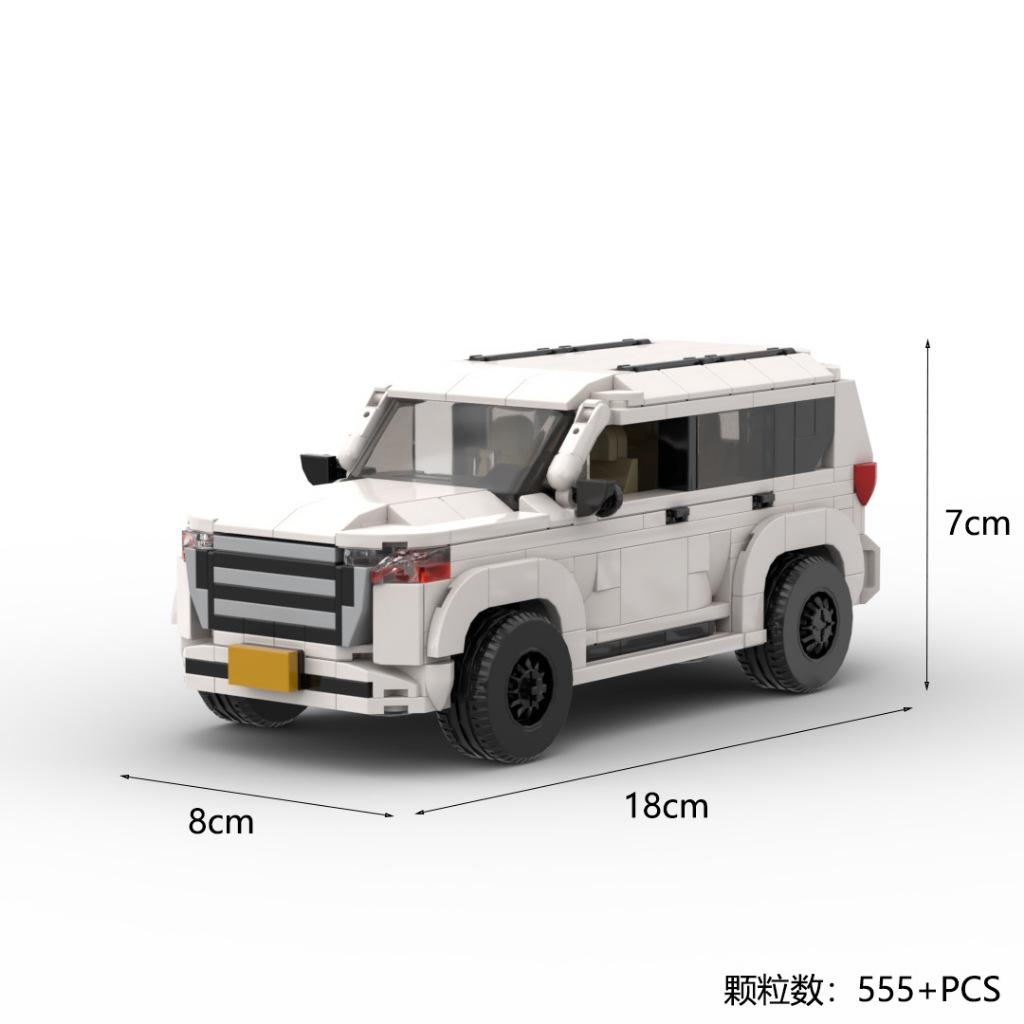 MOC Gạch Lắp Ráp – Xe Toyota Land Cruiser (LC300) Ô Địa Hình – Mô Hình Ô Tô Offroad – Đồ Chơi Lắp Rá