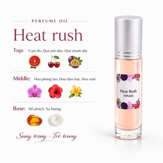 Tinh Dầu Nước Hoa Nữ Heat Rush 10ml, Sang trọng, trẻ trung