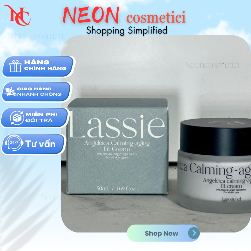 Kem Dưỡng Siêu Phục Hồi Lassie'el Angelcica Calming-Aging Fit Cream 50ml