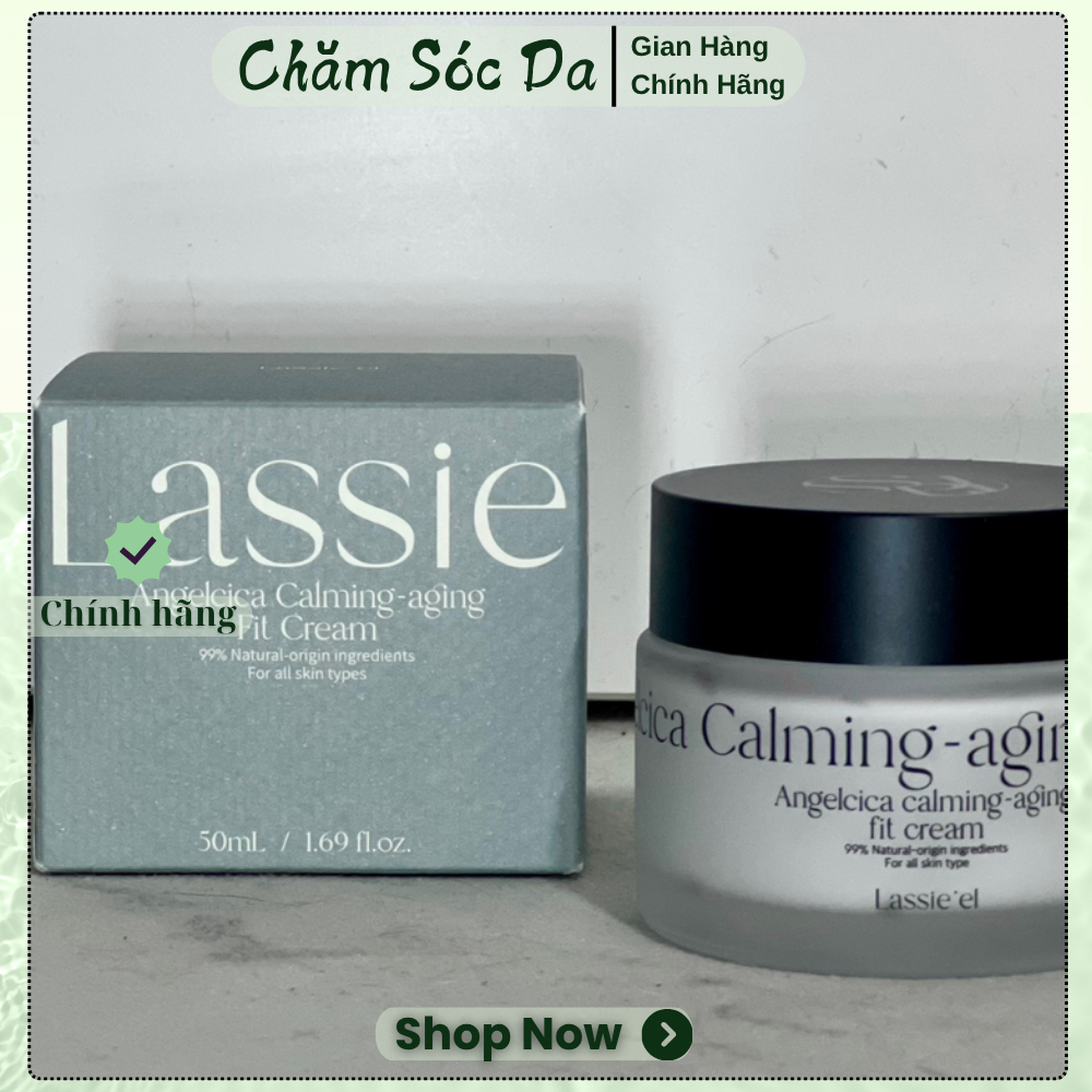 Kem Dưỡng Siêu Phục Hồi Lassie'el Angelcica Calming-Aging Fit Cream 50ml