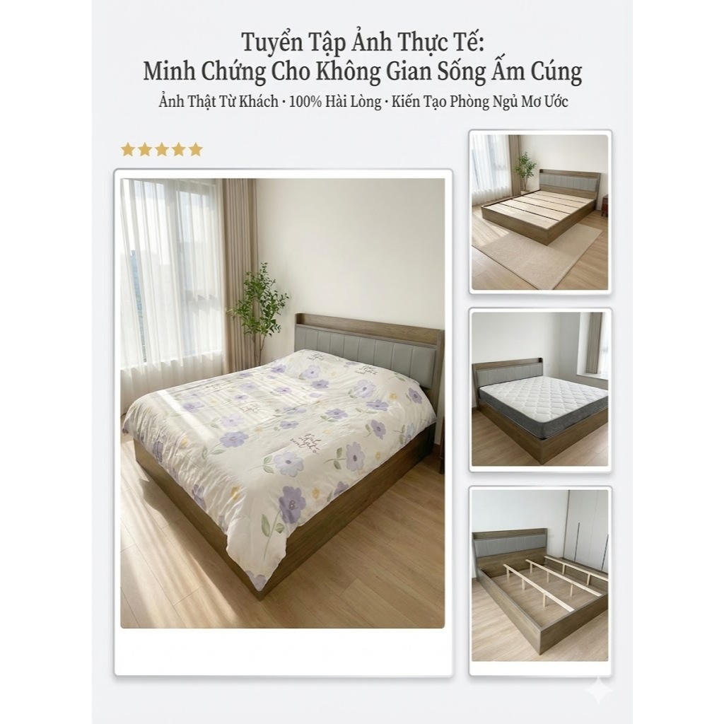 Giường ngủ thông minh 1m8 Giường gỗ tự nhiên cao cấp phong cách hiện đại Có ngăn kéo Dễ lắp ráp | BigBuy360 - bigbuy360.vn