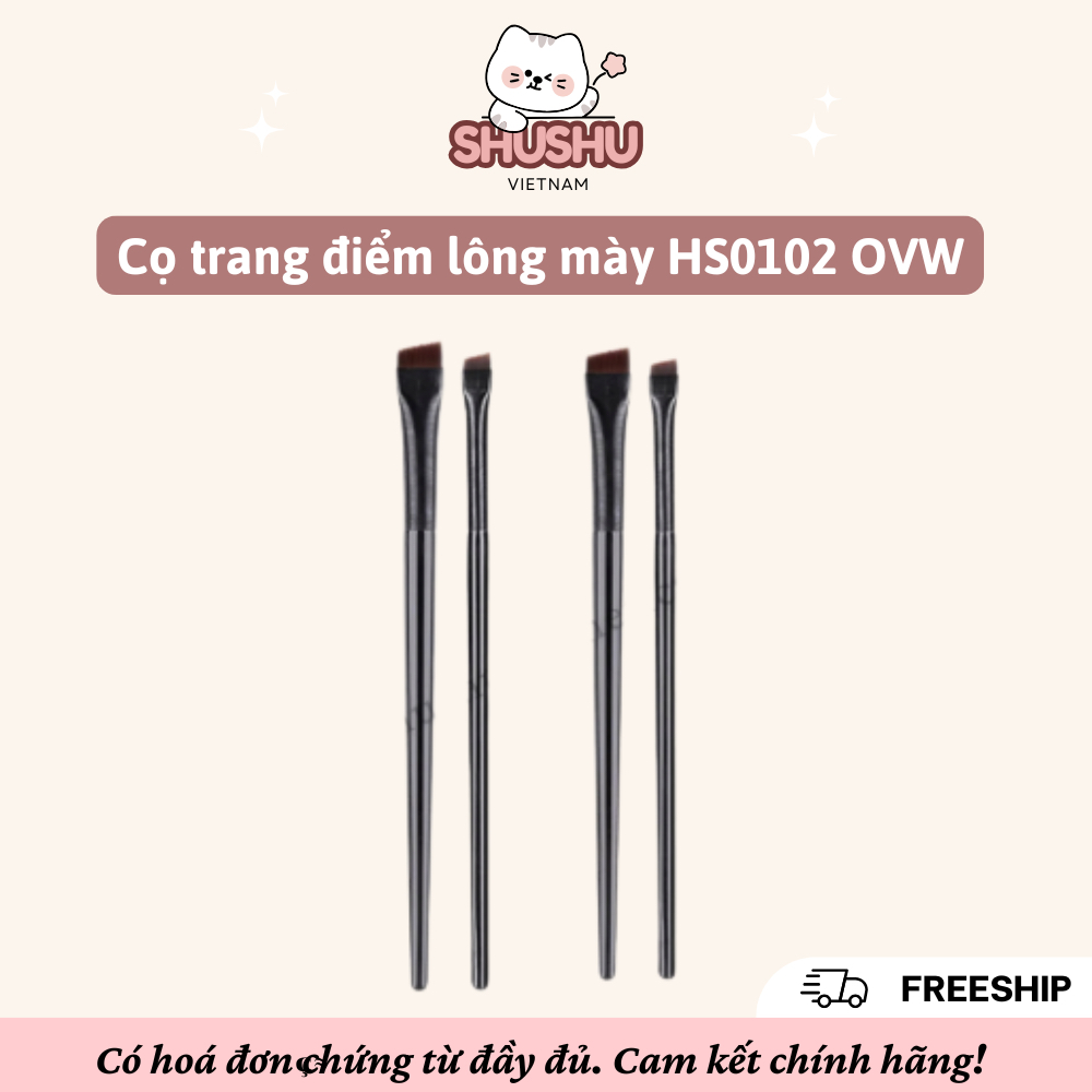 [OVW] Bàn chải trang điểm lông mày HS0102, cọ kẻ mắt trang điểm mắt SHUSHU VIETNAM