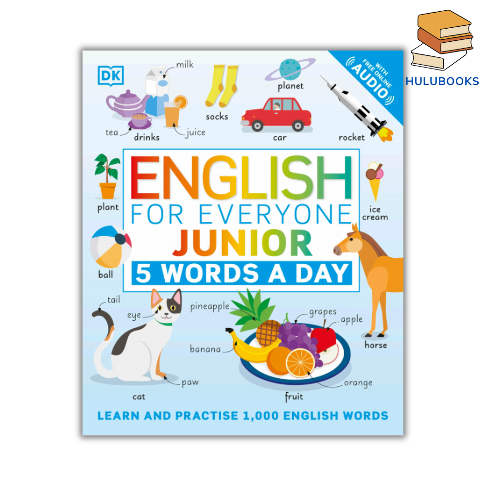 Sách - English For Everyone Junior Beginner 5 words a day - Bản in laser tặng kèm file mp3