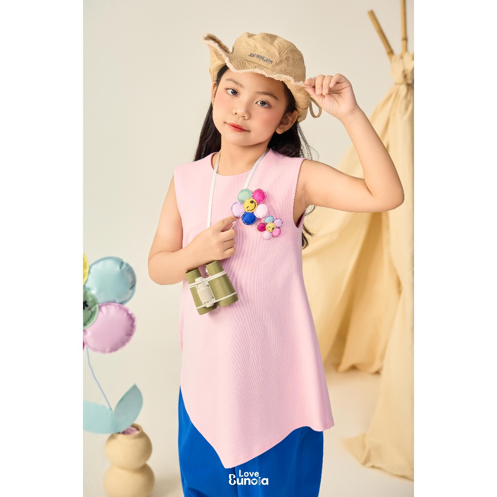 Áo suông cotton vạt chéo LE84 - Love Eunoia