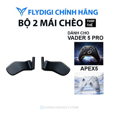 [Chính Hãng] Flydigi Bộ 2 Mái Chèo (Nút M3+M4) thay thế dành cho tay cầm Flydigi Apex 5 / Vader 5 Pro