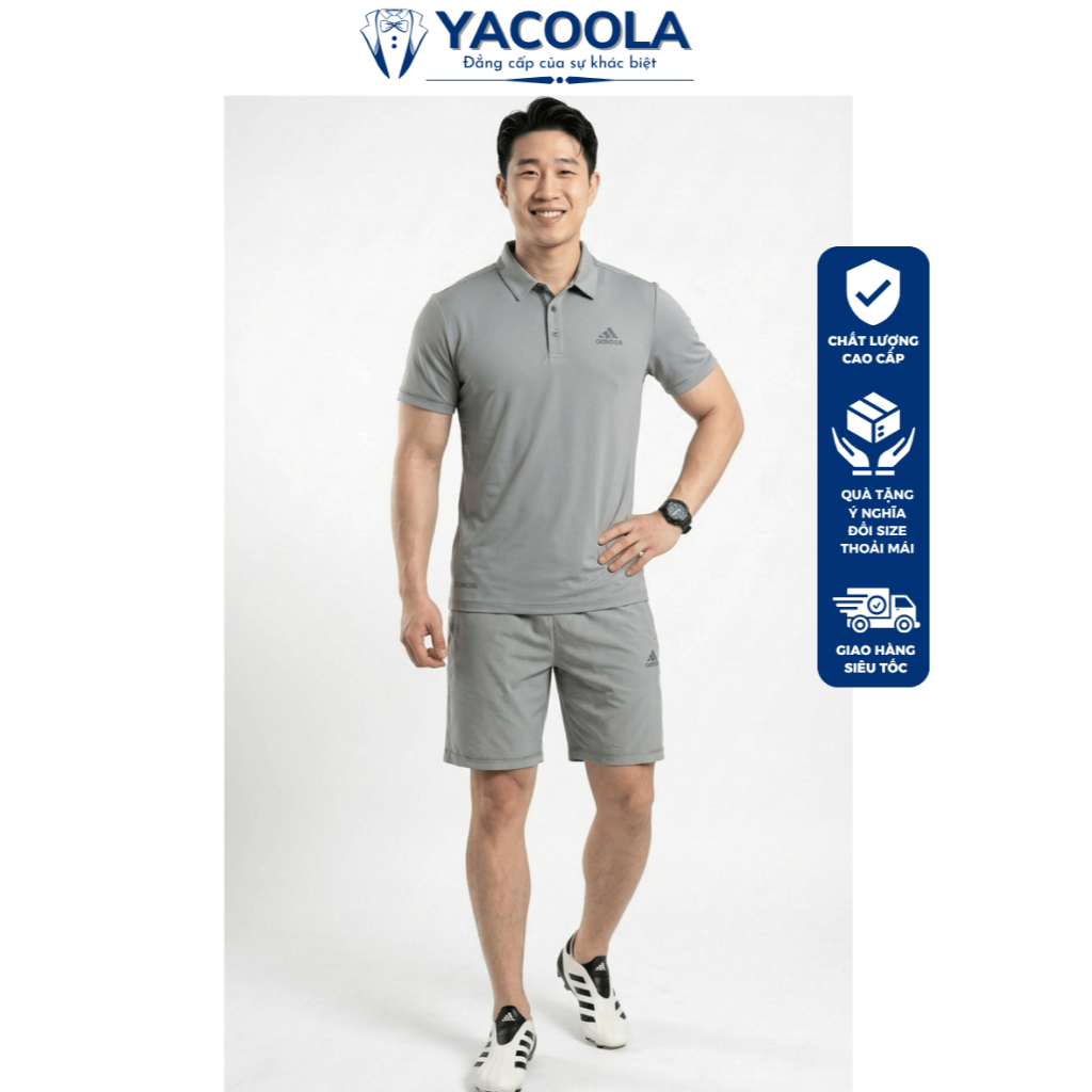 Đồ thể thao nam cao cấp thun lạnh chuẩn phom xịn đẹp Yacoola YD5-Z634 Đồ bộ nam thể thao hàng hiệu m