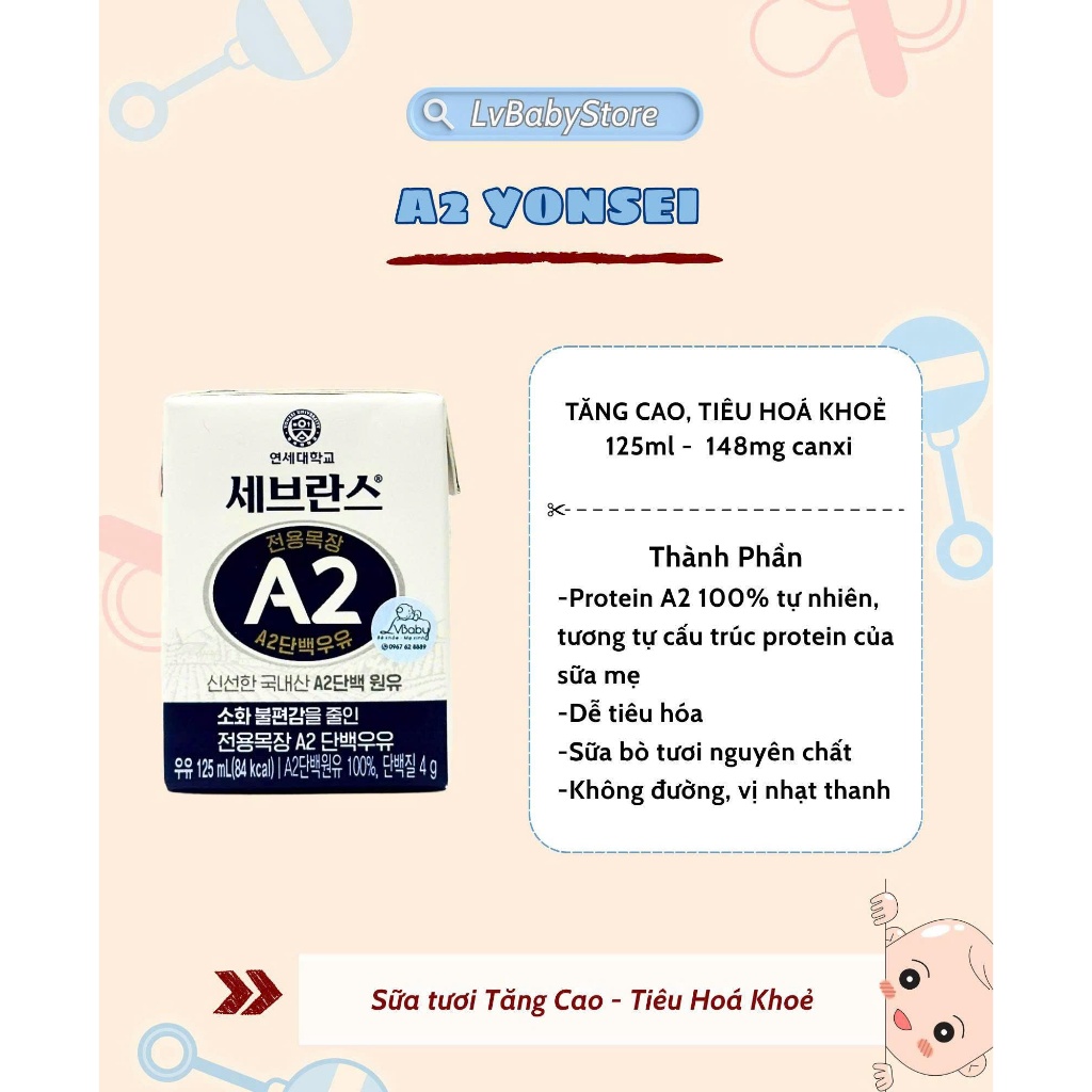 Sữa tươi A2 YONSEI Hàn Quốc