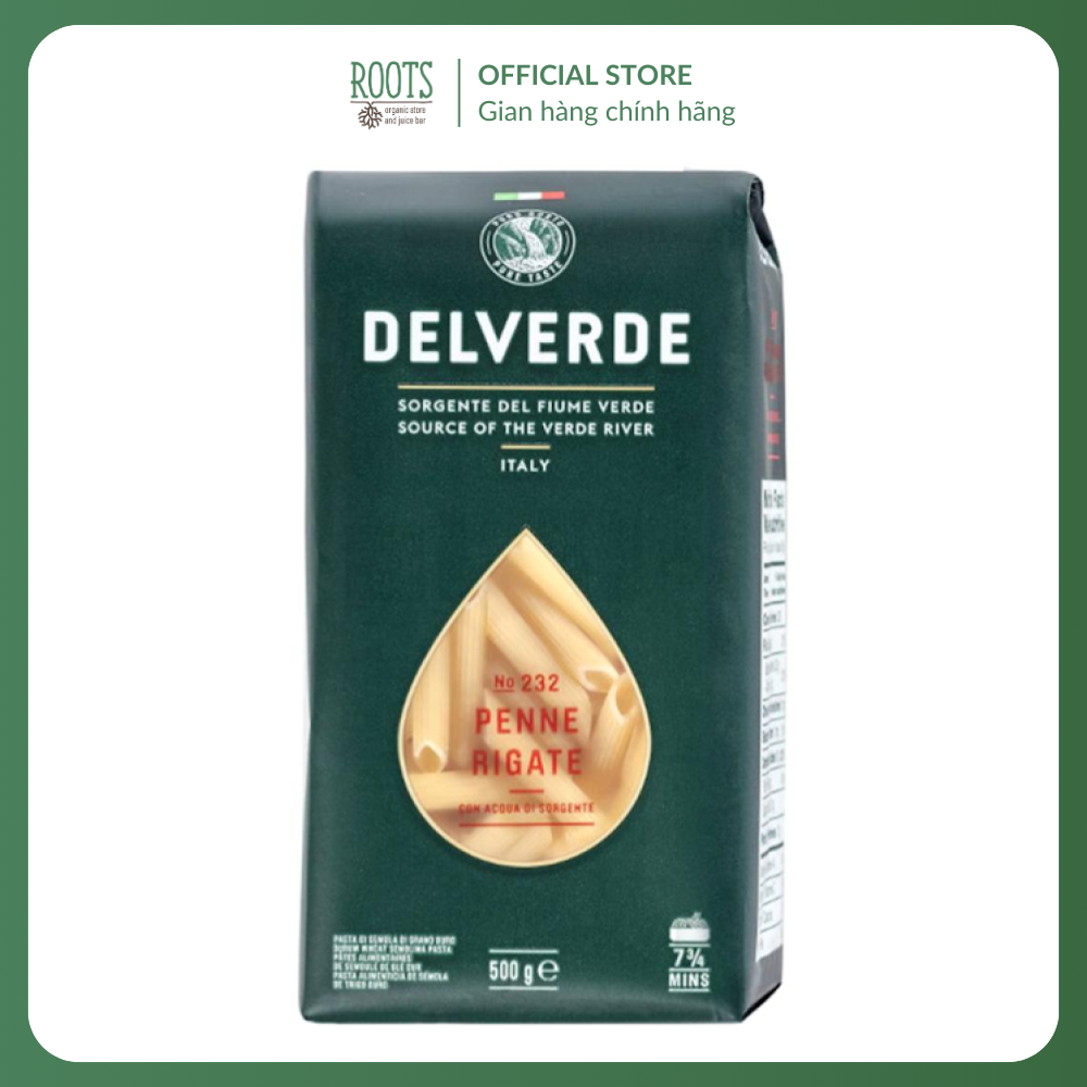 (Ship hỏa tốc) DELVERDE - Nui Ống, Penne Rigate, No. 232 (500g)