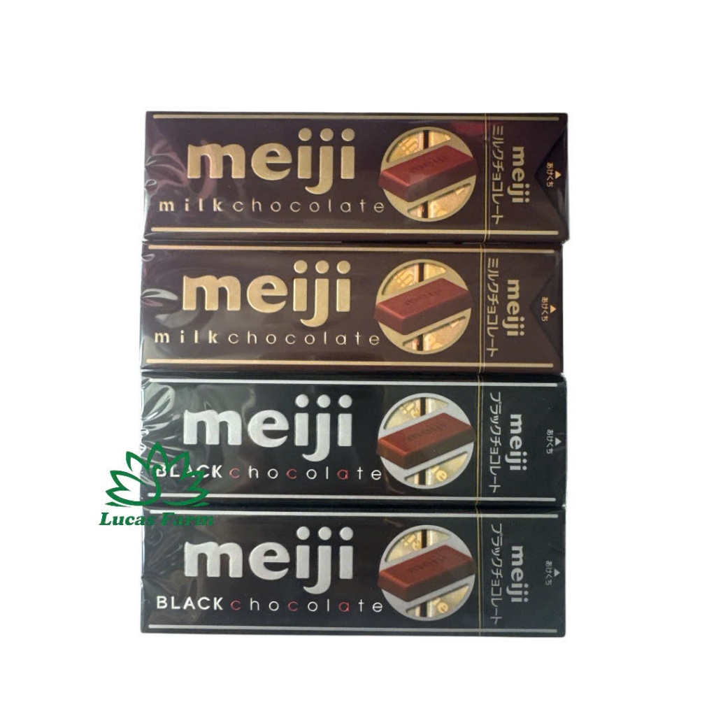 Socola Meiji Socola sữa và Socola đen 41g – Meiji Black socola đen và Milk Chocolate socola sữa. Thư