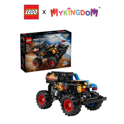 Đồ Chơi Lắp Ráp Monster Jam™ Grave Digger™ Lửa Và Băng LEGO TECHNIC 42219 (263 chi tiết)