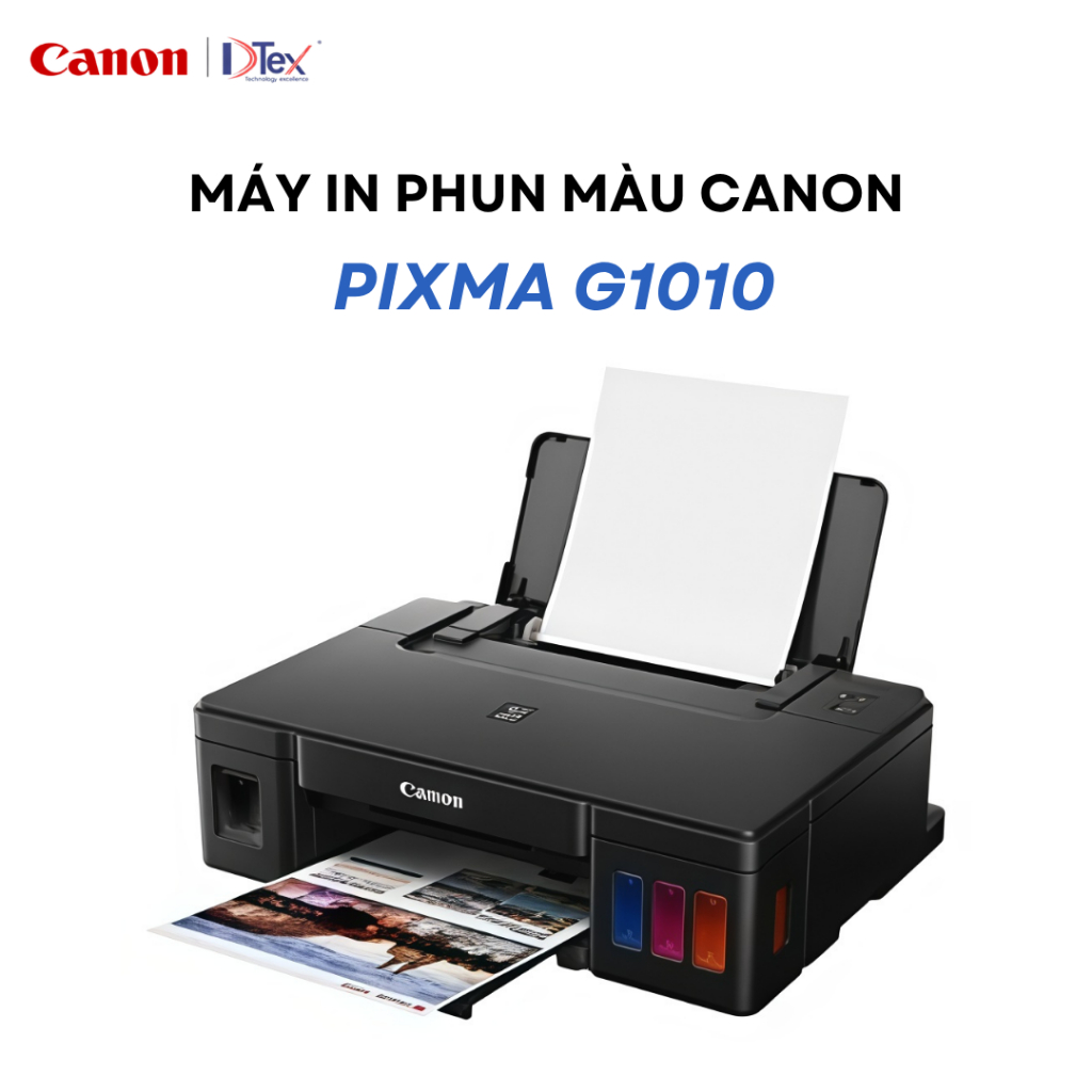 Máy in phun màu Canon PIXMA G1010 - Hàng Chính Hãng