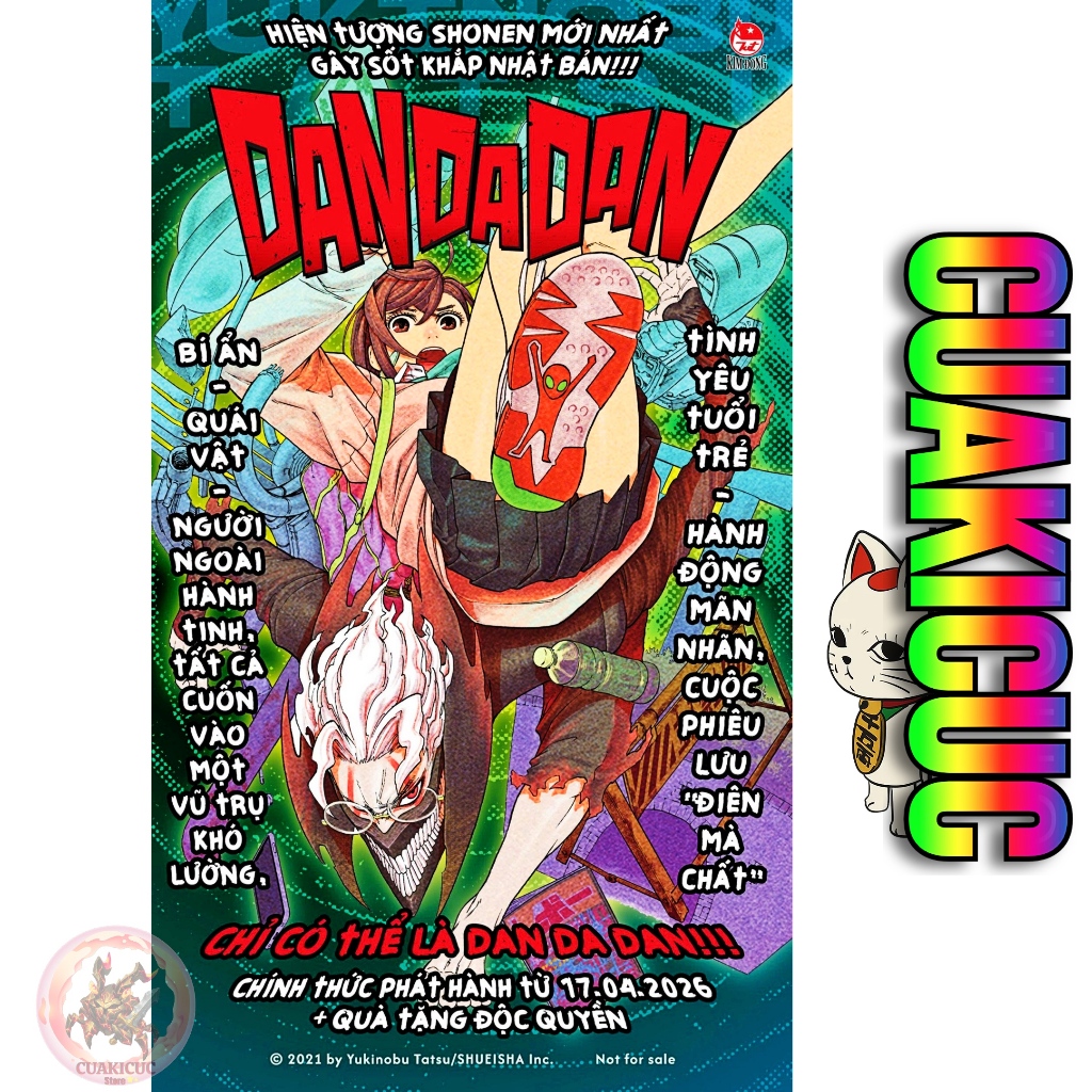 [HÀNG SẴN/CHÍNH HÃNG] Poster Phát Hành Dandadan - Đồ Trưng Bày Cao Cấp - Anime Dandadan
