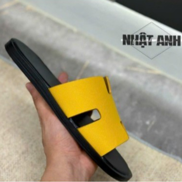 Dép Nam Form Like Aut Vàng Đế Phíp HM Siêu cấp Đế Fip Fullbox - HM STORE VIET NAM