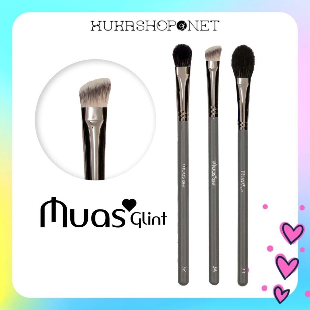 Cọ trang điểm lẻ Mua.s Glint cọ nền, cọ má, cọ tạo khối, cọ highlight chuyên nghiệp
