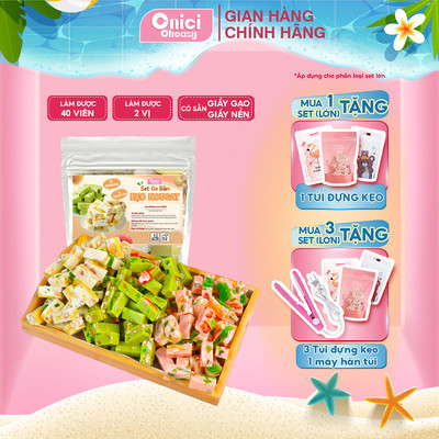 SET NGUYÊN LIỆU LÀM KẸO NOUGAT CƠ BẢN BẾP CỦA MẸ ONICI