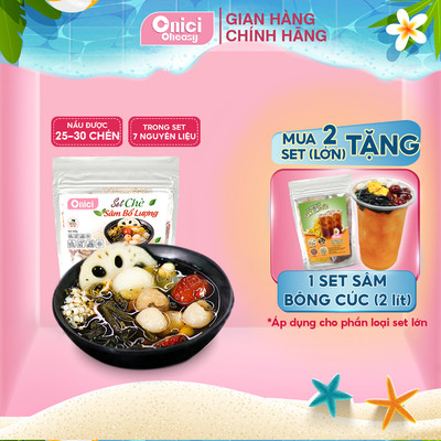 Set chè sâm bổ lượng (Set lớn 30 Chén) Bếp của mẹ Onici