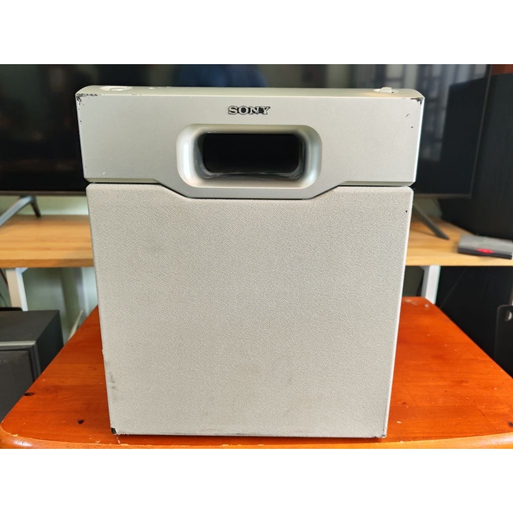 Loa Sub điện Sony SA-WMSP1 loa bass 20cm lỗ hơi trước