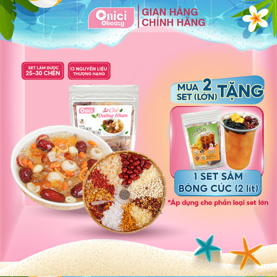 Set nguyên liệu nấu chè dưỡng nhan 25 30 chén Bếp Của Mẹ Onici
