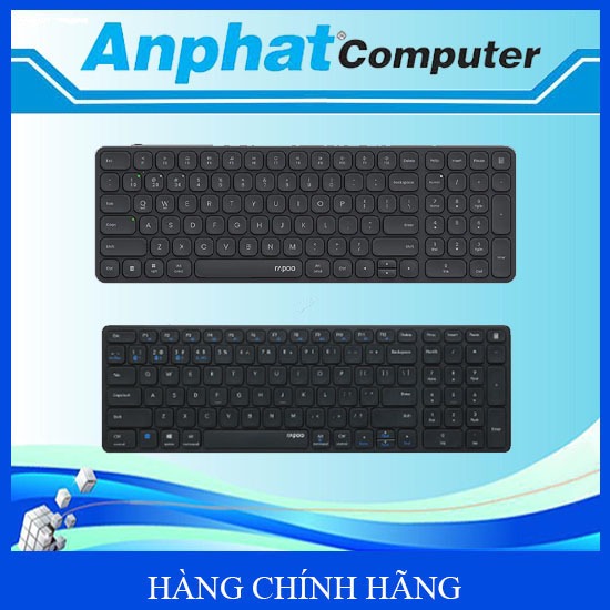 Bàn Phím Không Dây Đa Kết Nối RAPOO E9350G / E9350L – Hàng Chính Hãng