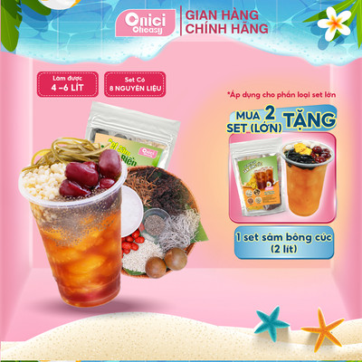 Set sâm rong biển giải nhiệt, thơm ngon ONICI nguyên liệu nấu 4-5 lít