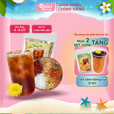 Set sâm bông cúc ONICI nguyên liệu nấu 4-5 lít