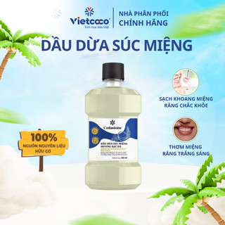 Dầu Dừa Súc Miệng Vietcoco Hương Bạc Hà Thơm Mát - Hỗ Trợ Trắng Răng, Làm Sạch Khoang Miệng