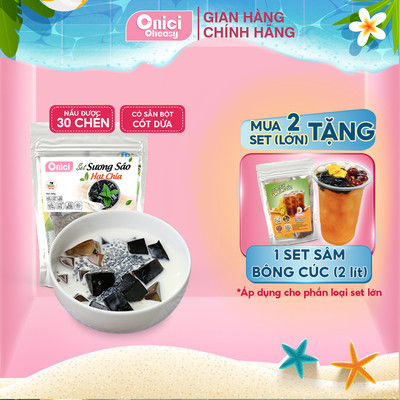 SET CHÈ SƯƠNG SÁO HẠT CHIA NẤU ĐƯỢC 30 CHÉN BẾP CỦA MẸ ONICI