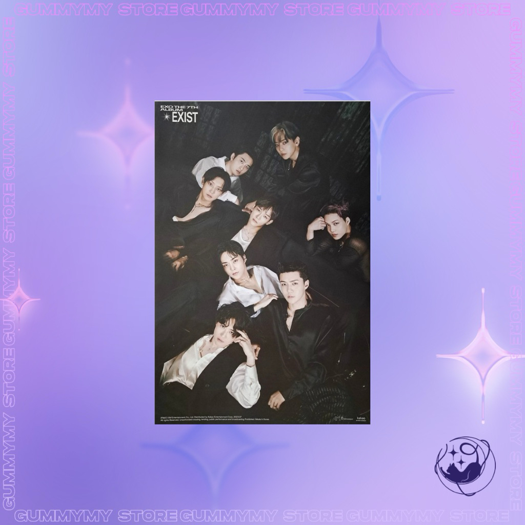 [POSTER] EXO - tranh ảnh album nhạc EXIST chính hãng
