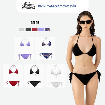 Bộ bikini nữ tam giác sexy đi biển - Bikini Passport - BSV143_BL
