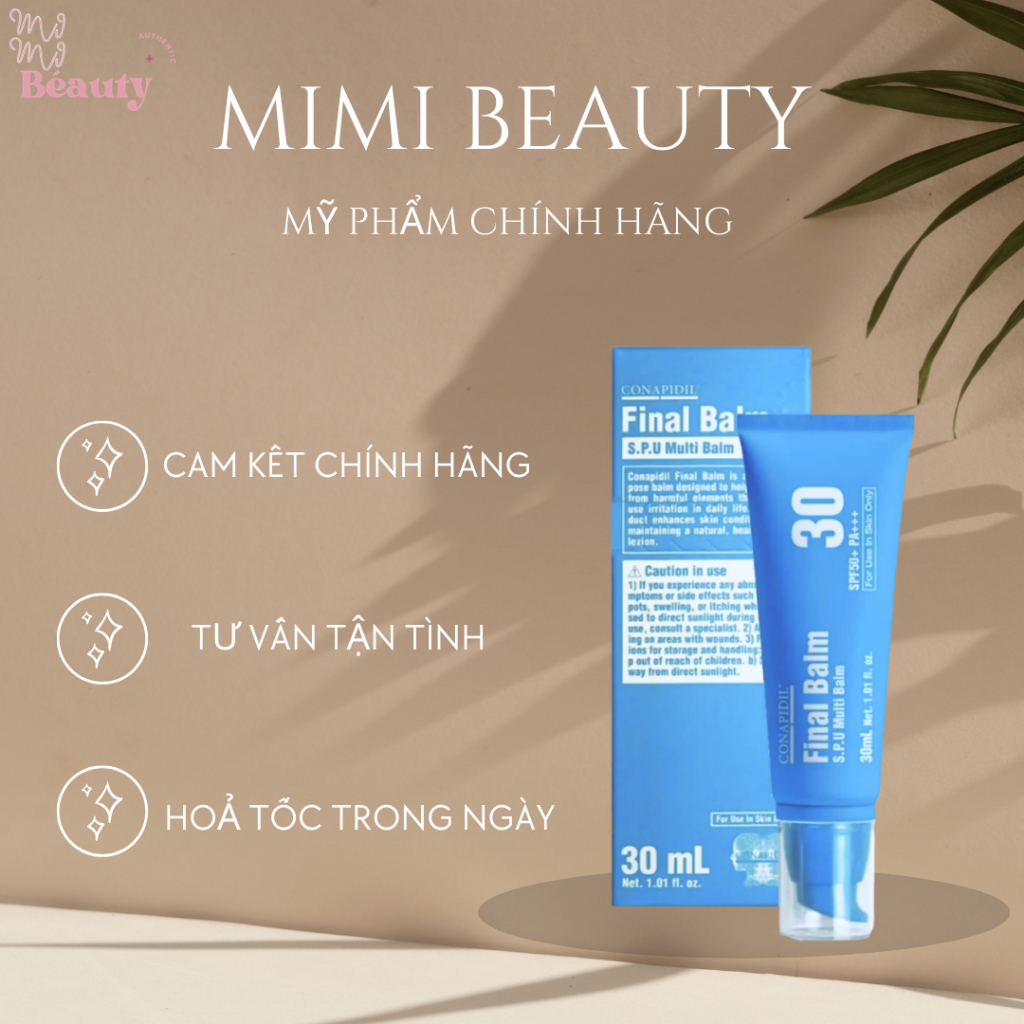 [CÓ TEM] FINAL BALM Kem Dưỡng Đa Năng Chống Nắng Nâng Tone - CONAPIDIL FINAL BALM S.P.U Multi Balm S