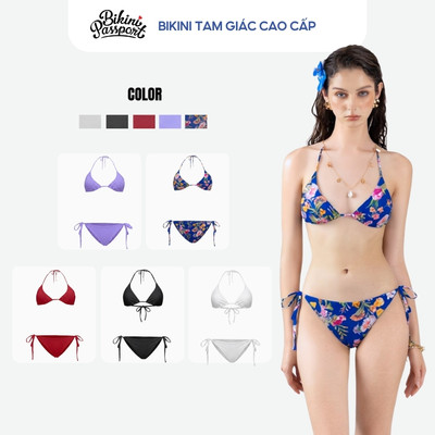Bộ bikini nữ tam giác sexy đi resort - Bikini Passport - BSV143_NV
