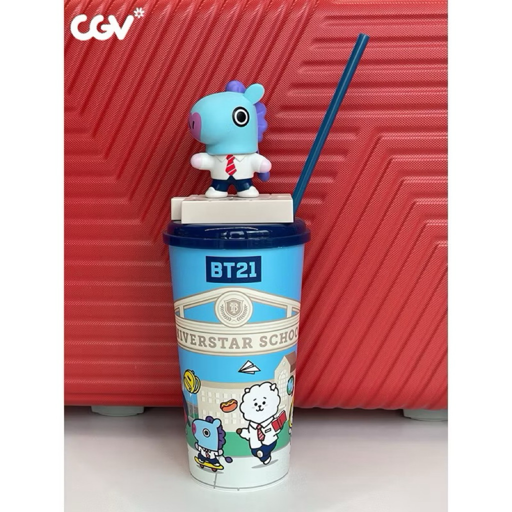 ☆ CGV BT21 BTS Cup/ Ly Nước Chính Hãng Nhân Vật MANG/J-HOPE ☆