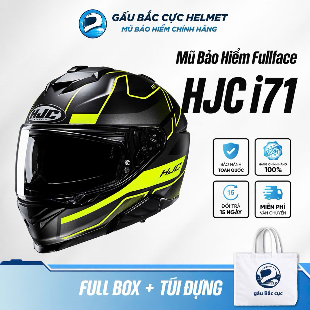 Mũ bảo hiểm fullface HJC i71 chính hãng