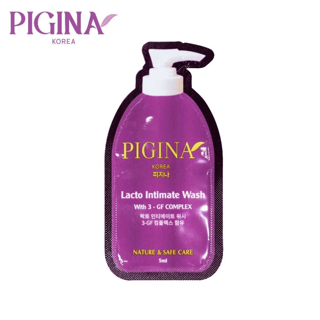 Combo 10 Gói gel Dung dịch vệ sinh Pigina 5ml - Pigina Lacto Intimate Wash