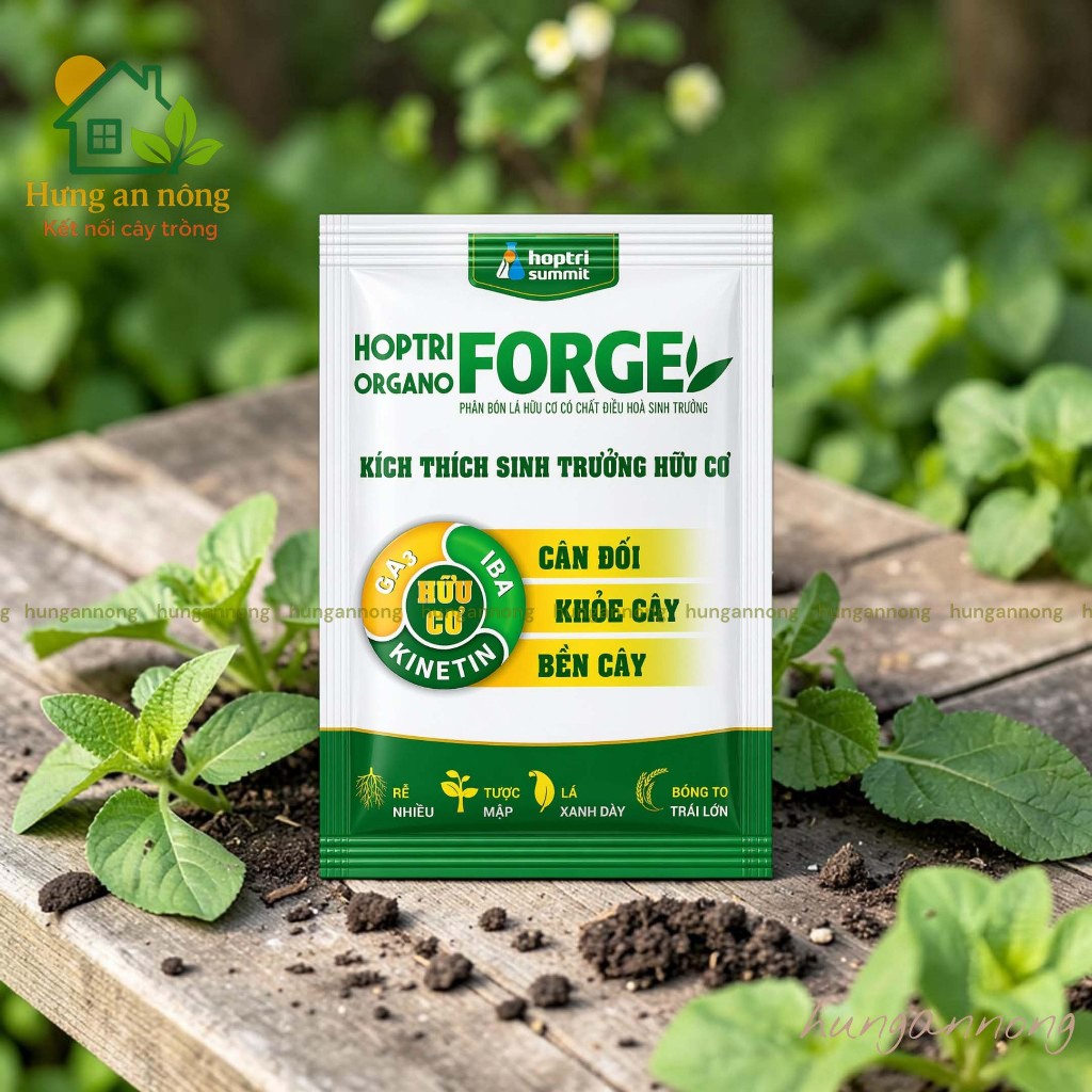 Phân bón lá hữu cơ hoptri organo forge 25ml hỗ trợ sinh trưởng cây trồng